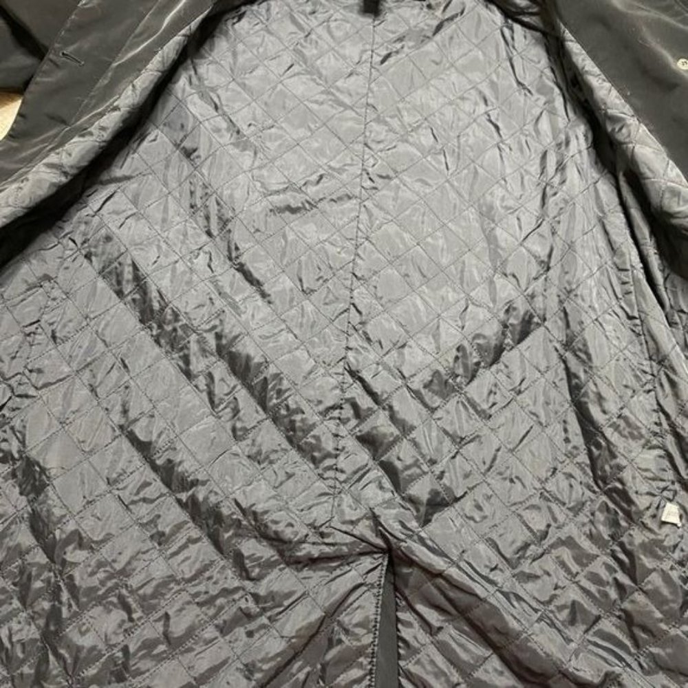 New York & Company Black Trench Coat - Picture 8 of 9
